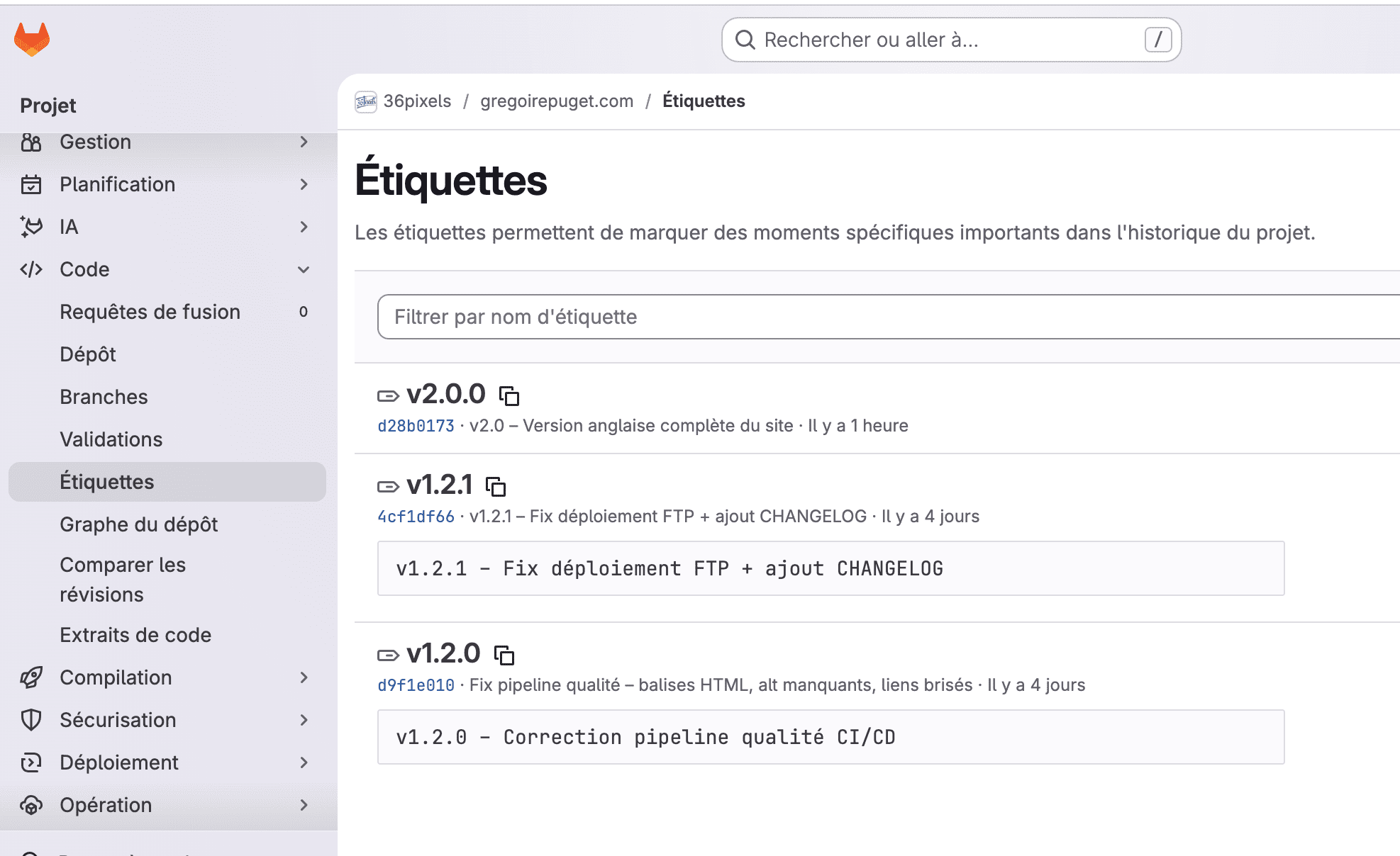 Versioning and numbering
