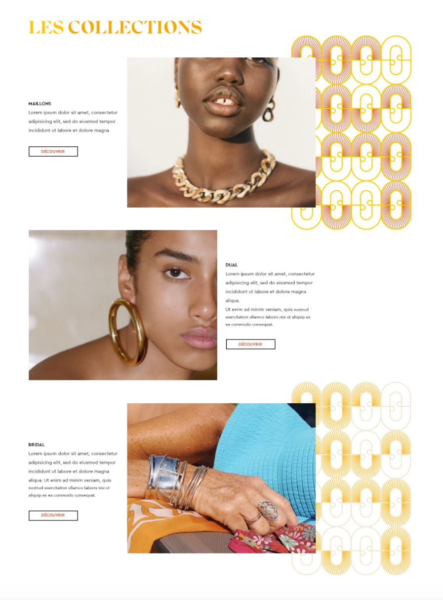Viltier collections page